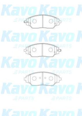 KAVO PARTS bp1018 -  Комплект тормозных колодок, дисковый тормоз